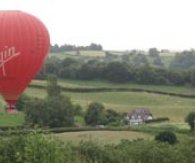 Balloon over Teme Valley
